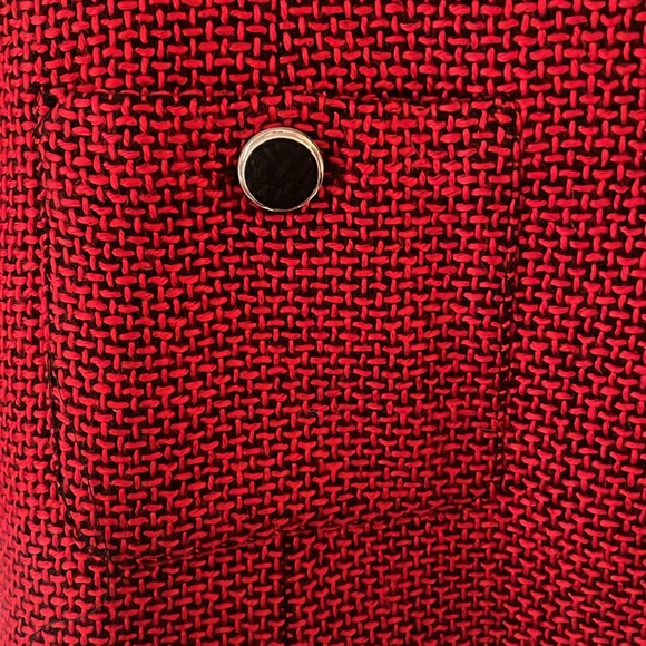 Italian vintage red and black wool blazer - Picture 5 of 6